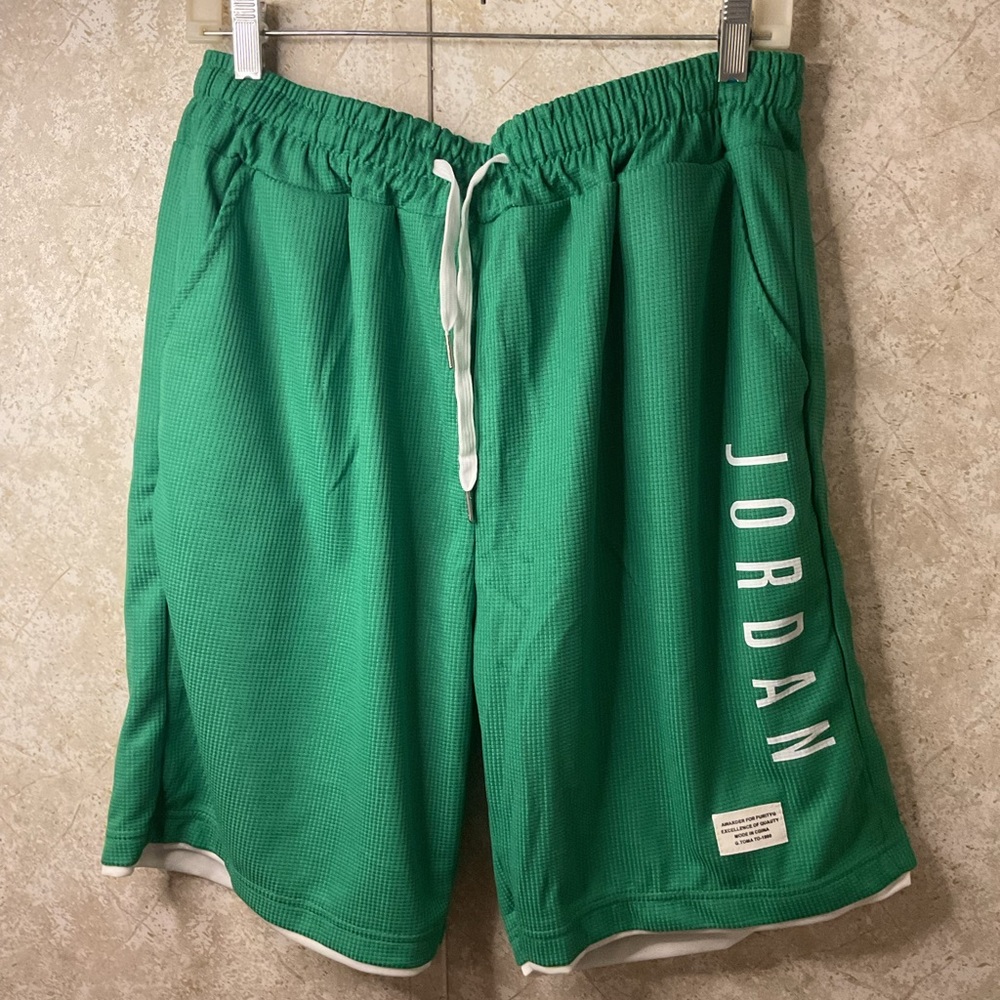 Jordan Athletic Green Men's Shorts